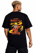 Naruto Fire Black Oversized T-Shirt